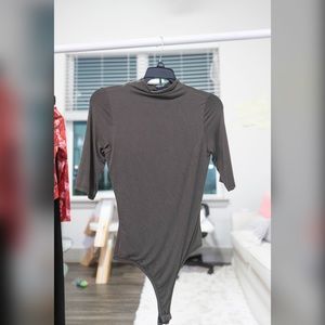 Turtleneck Quarter Sleeve Bodysuit
